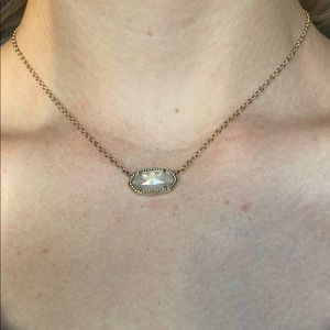 Kendra Scott Rose Gold Quartz Pendant Necklace